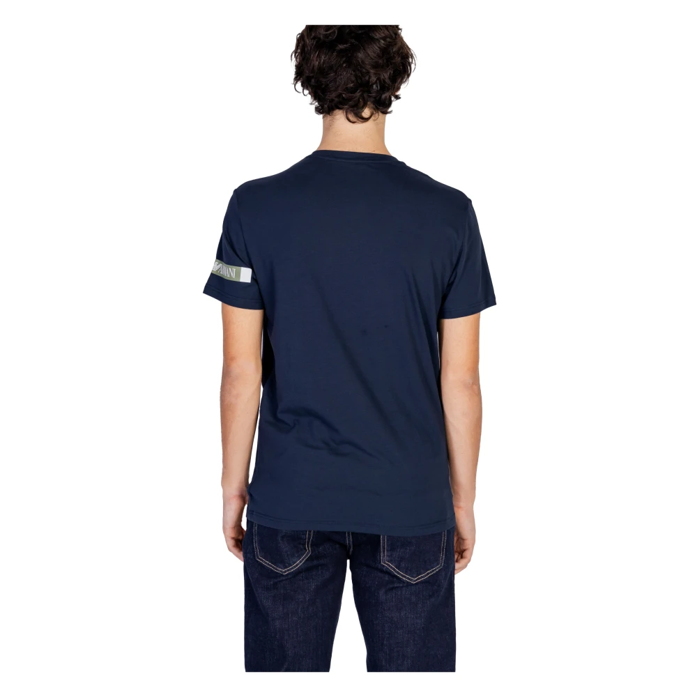 Emporio Armani Mannen T-shirt en Polo Collectie Blue Heren