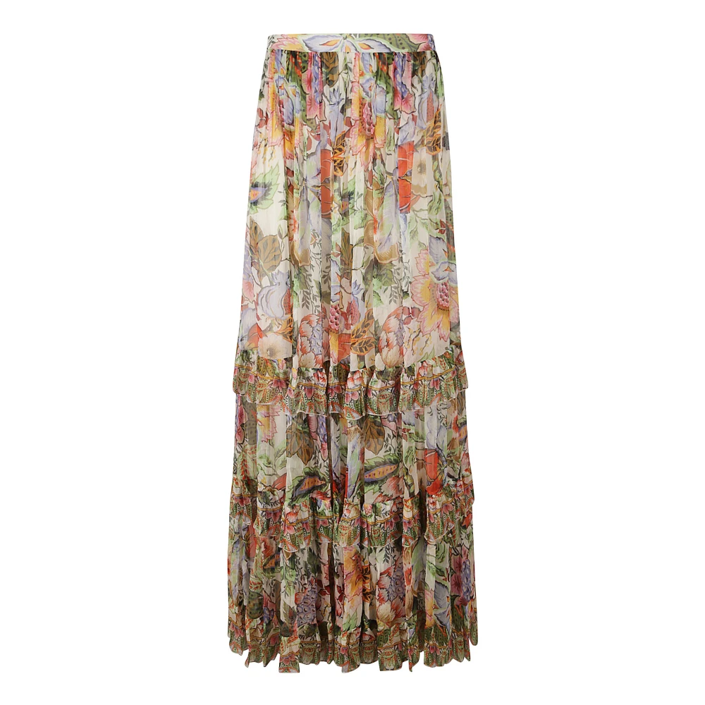 ETRO Gedrukte Lange Rok in Multikleur Multicolor Dames