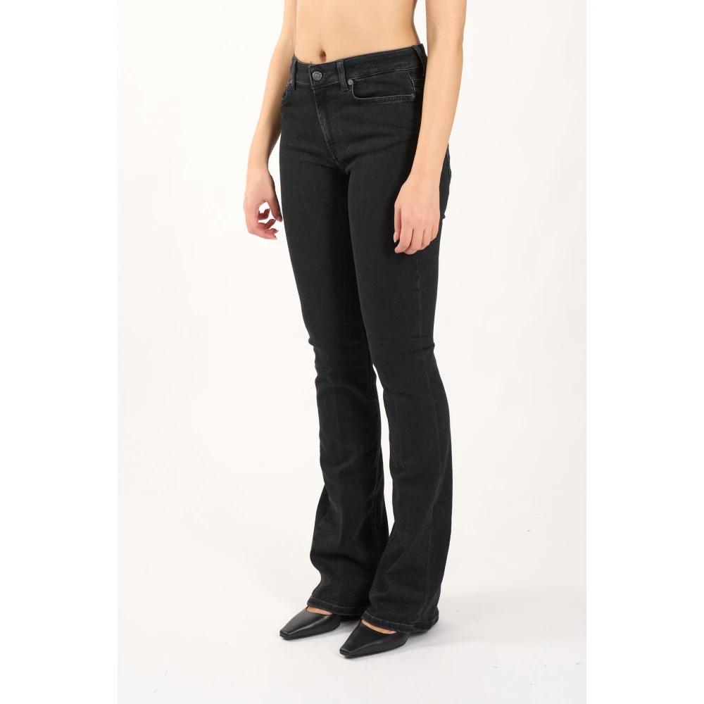 Dondup Nieuwe Lola Wide Leg Jeans Black Dames