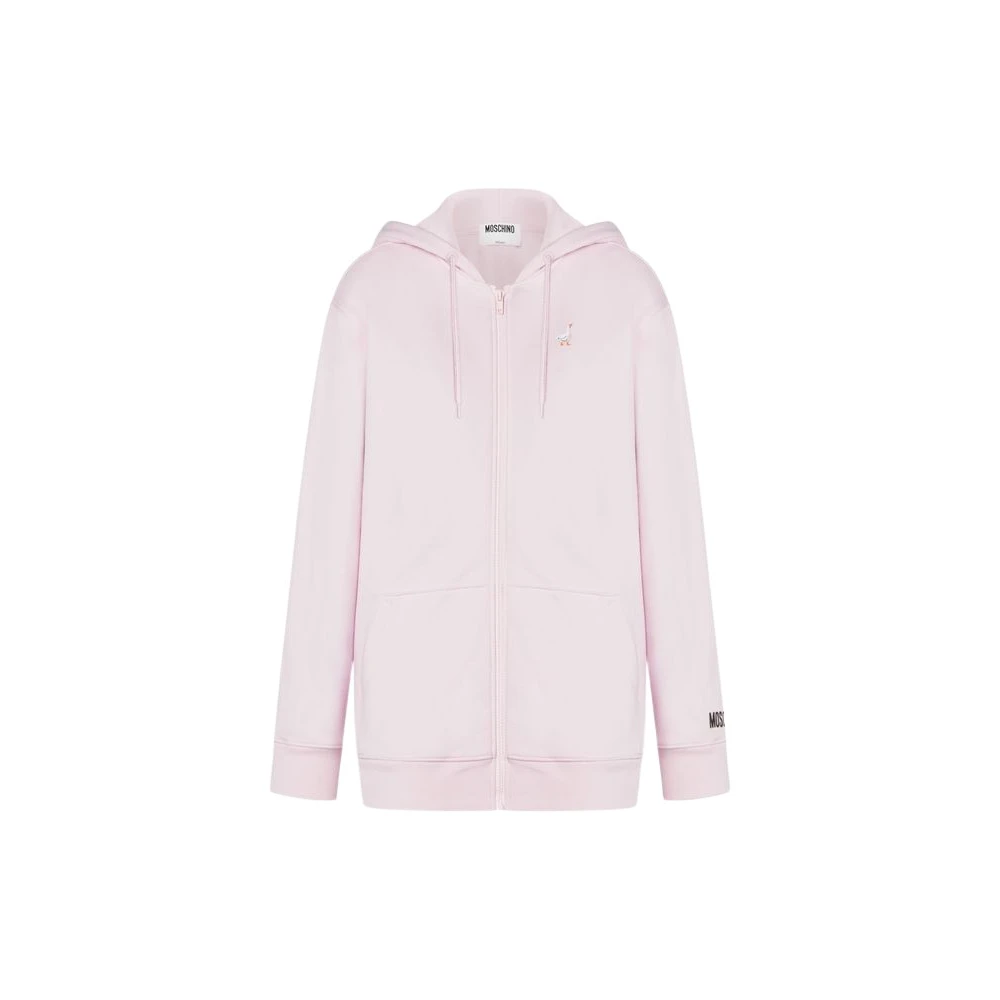 Moschino Unisex Rosa Goose Cotton Sweatshirt