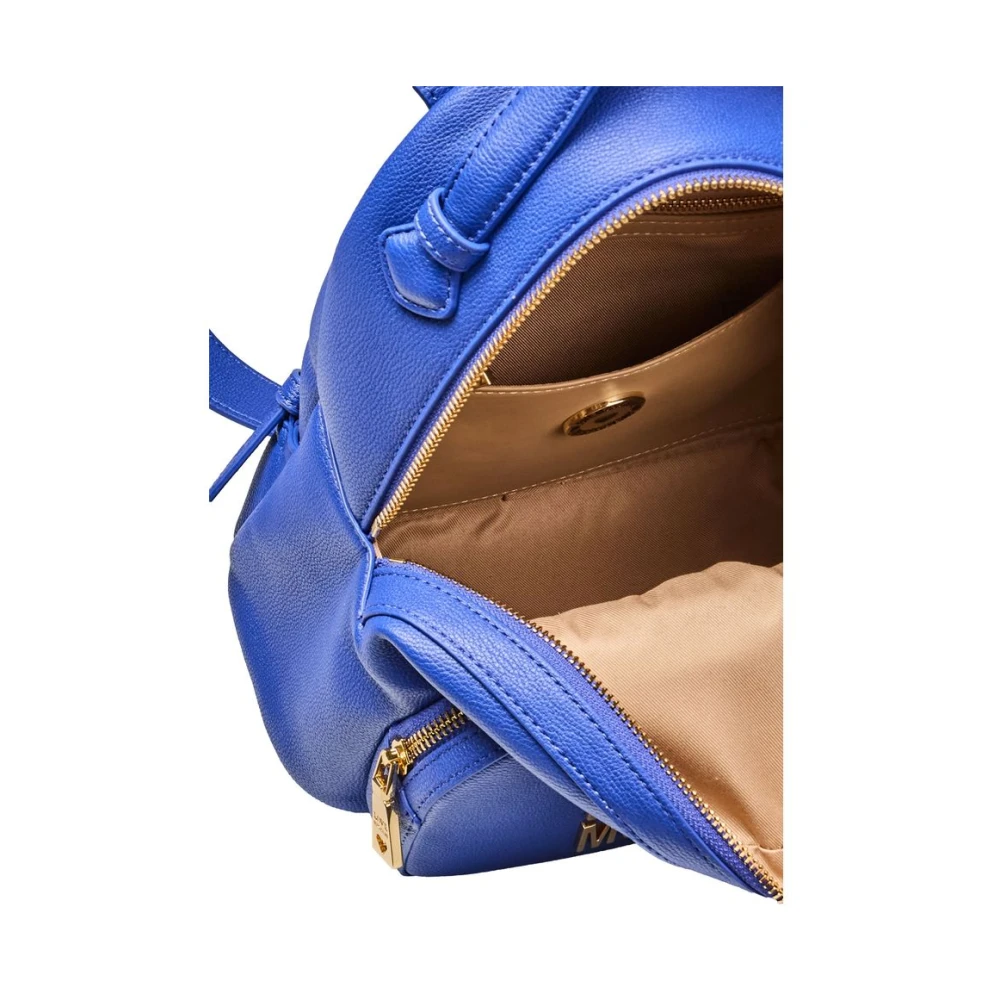 Love Moschino Blauwe rugzak met verstelbare banden Blue Dames