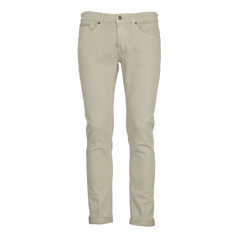 Dondup Beige George Slim-Fit Byxor