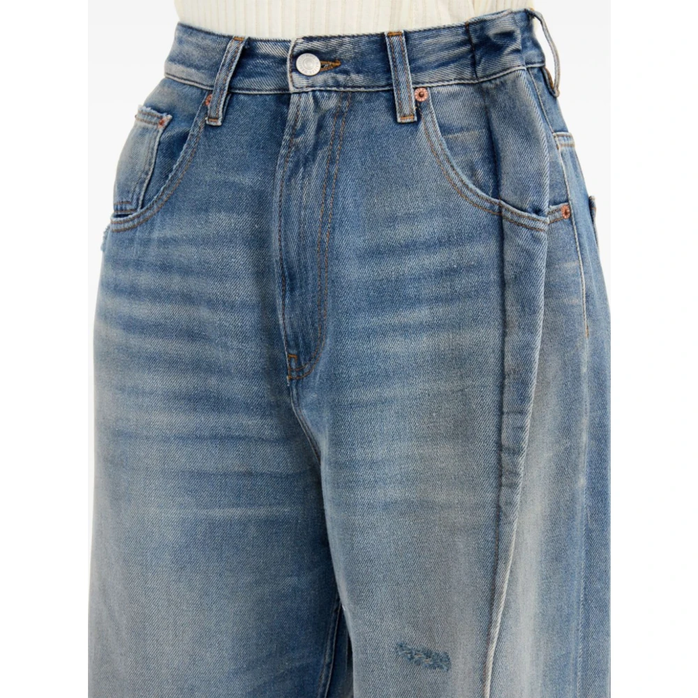 MM6 Maison Margiela Loose-fit Jeans Blue Dames