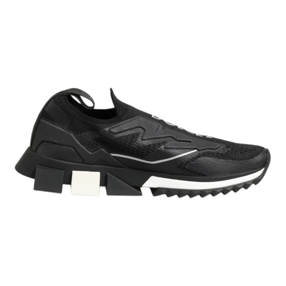 Dolce & Gabbana Women's Black Sorrento Low-Top Sneakers