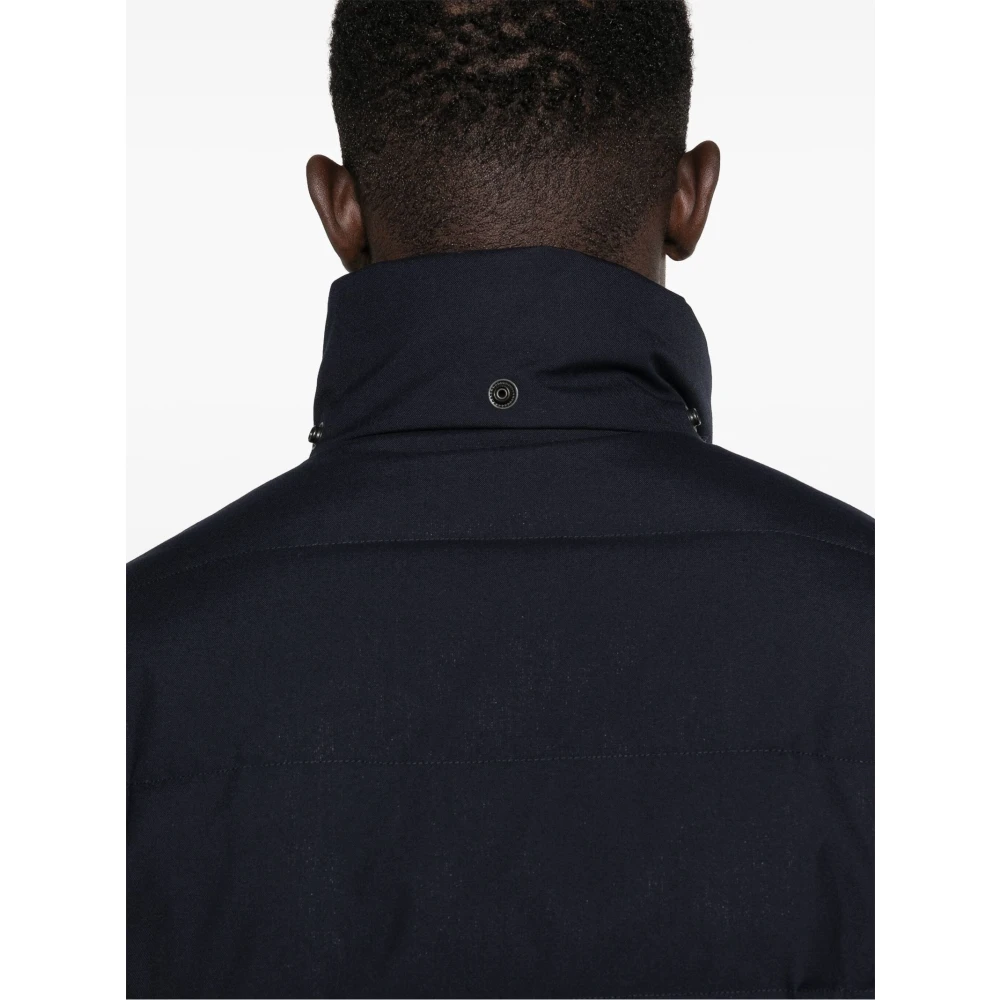 Fay Midnight Blue Puffer Jacket Blue Heren