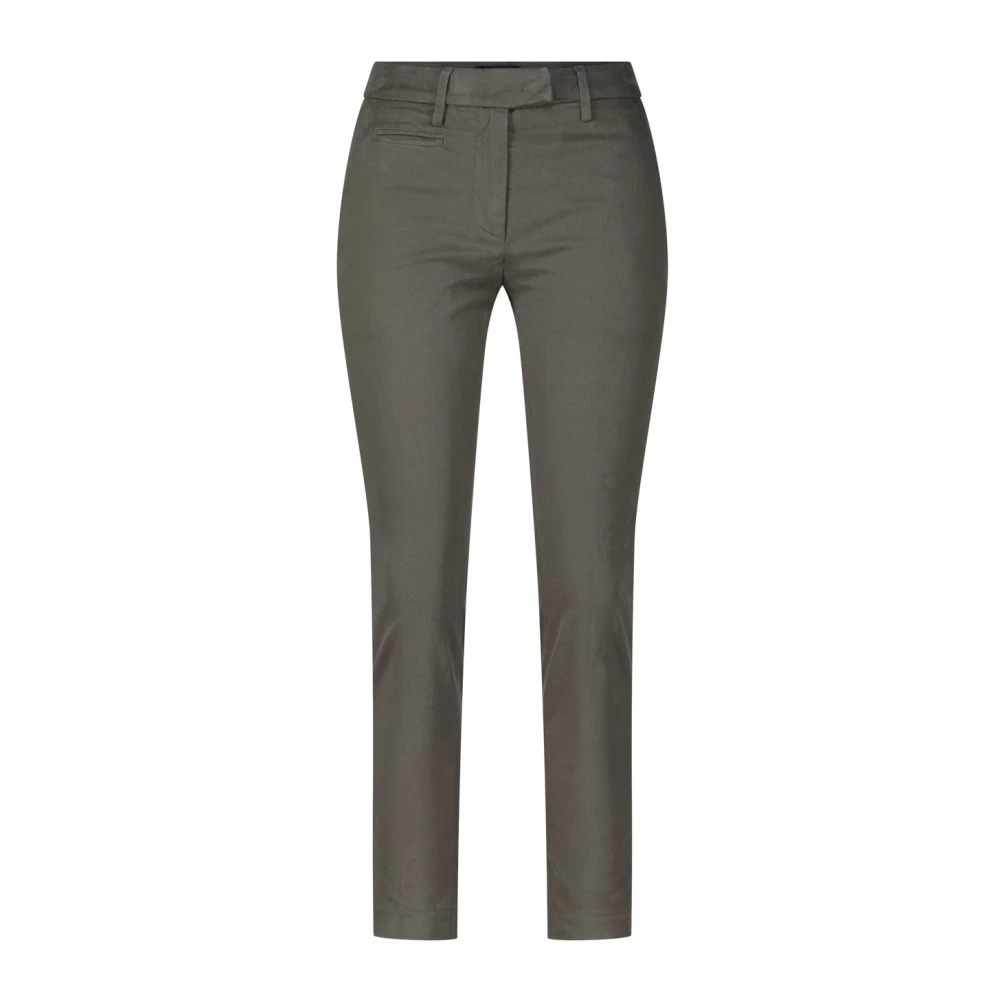 Dondup Slim Fit Chino Green Dames