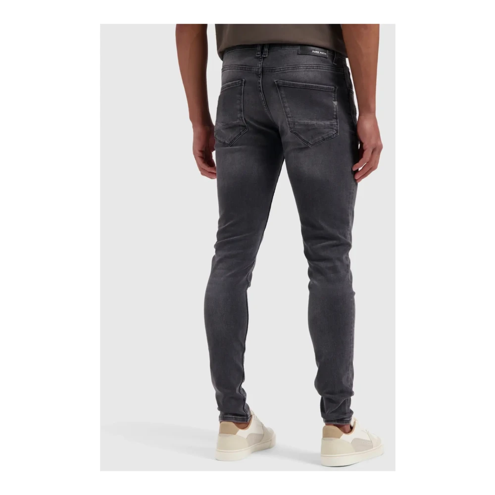 Pure Path Donkergrijze Dylan Stijlvolle Sweatshirt Gray Heren