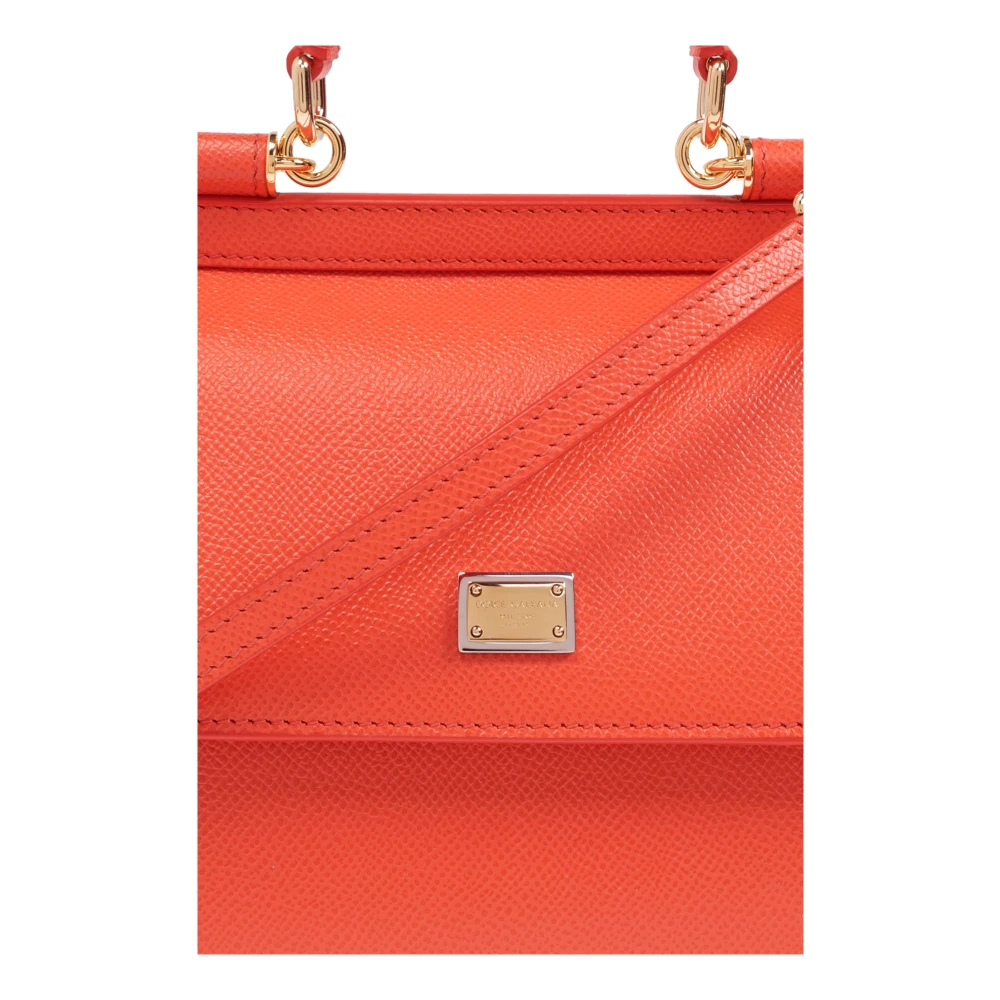 Dolce & Gabbana Sicily Mini schoudertas Orange Dames