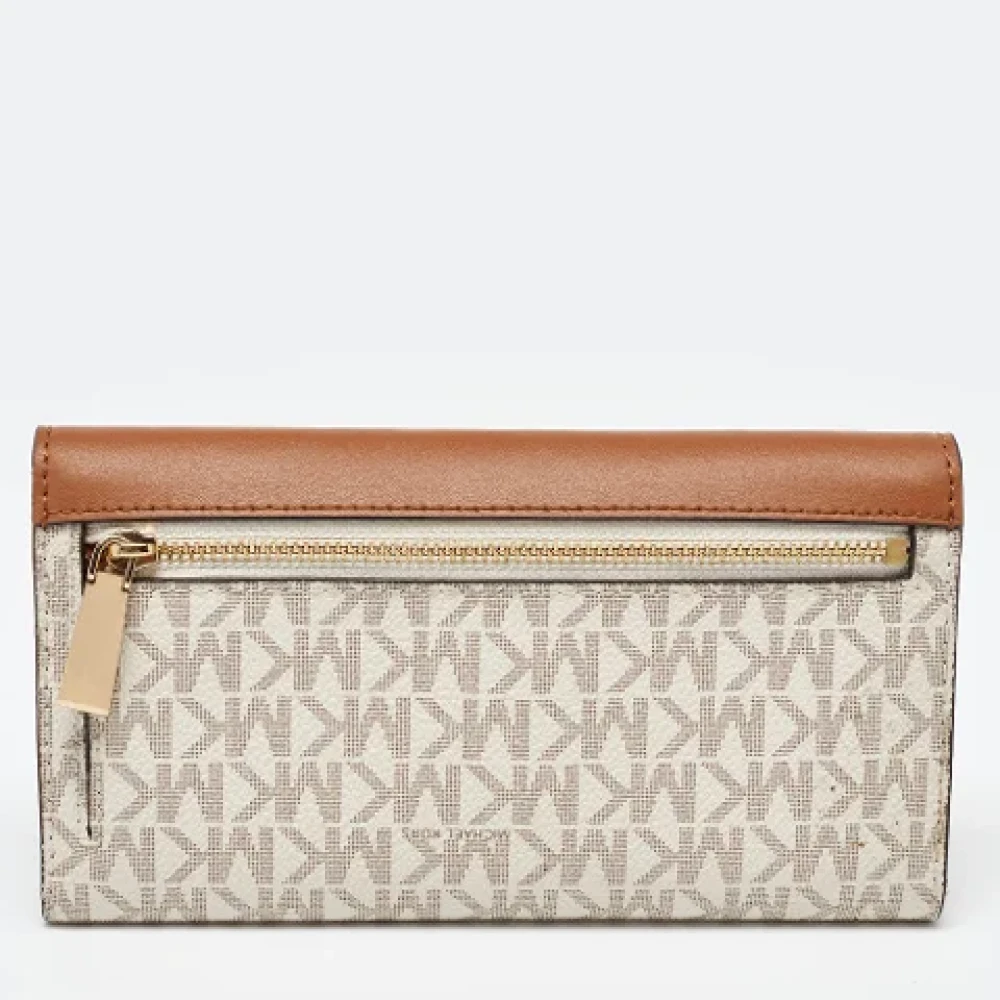 Michael Kors Pre-owned Leather wallets Brown Dames