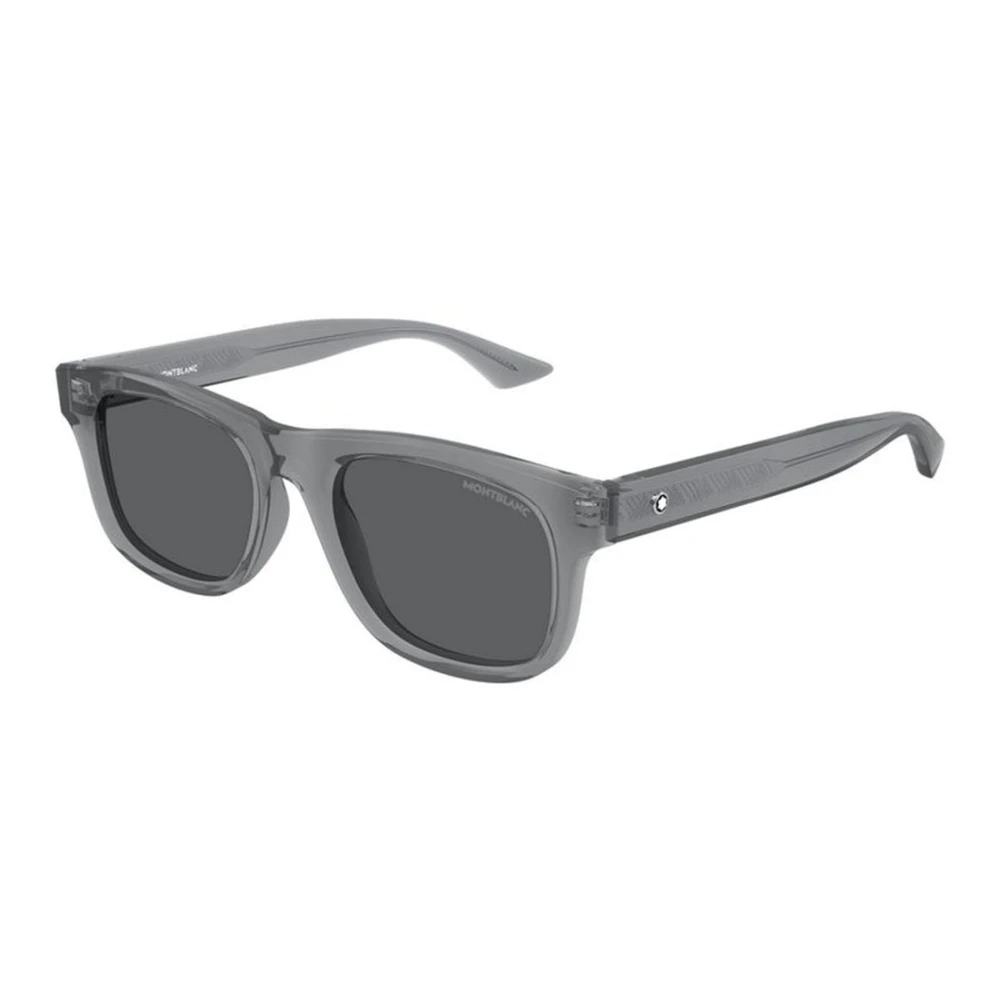 Montblanc Men's Gray Sunglasses, 53 Mm, Mb0421s Sunglasses