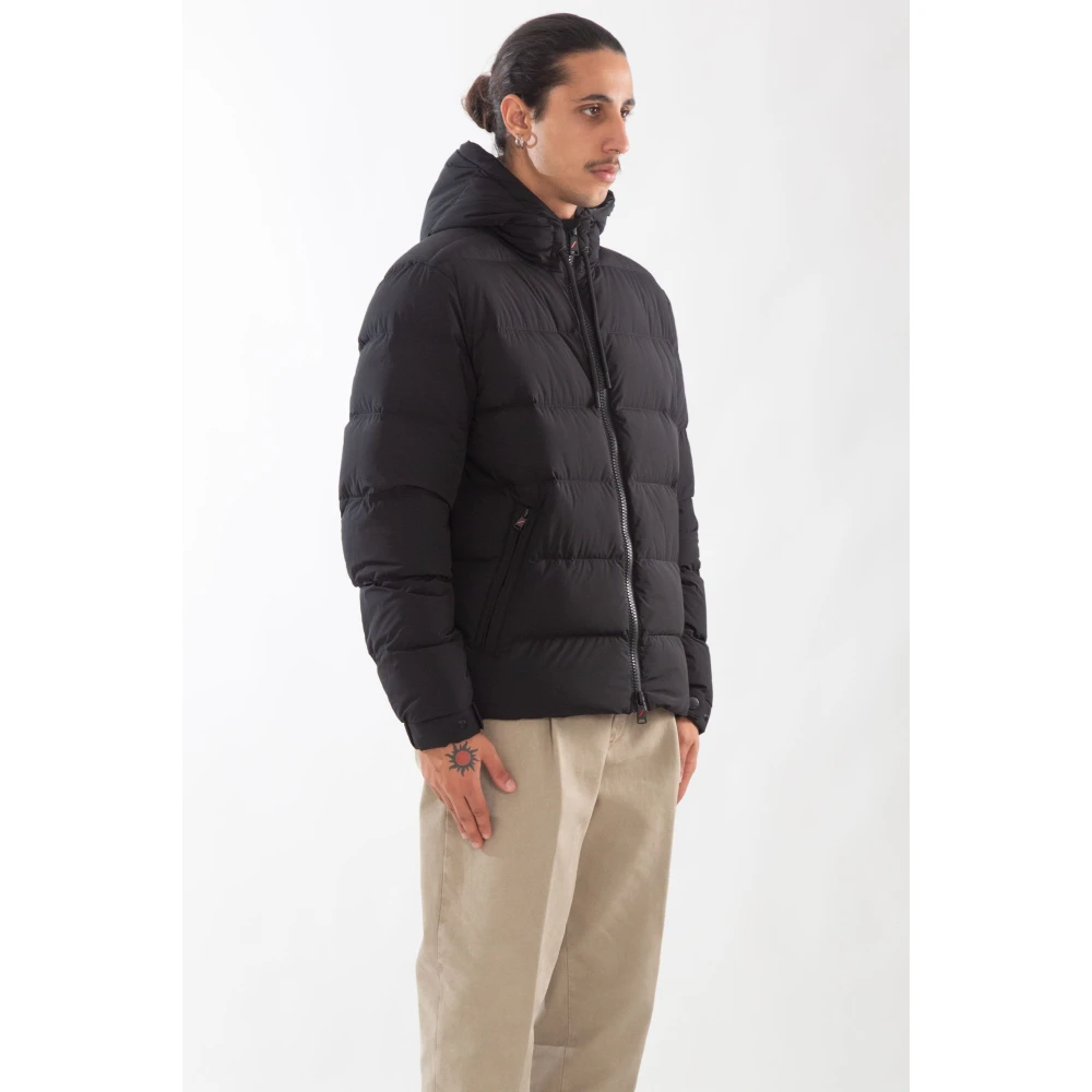 Afterlabel Matte Hooded Donsjack Black Heren