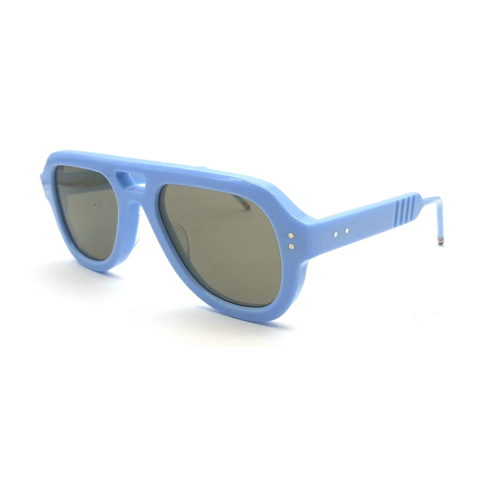 Thom Browne Unisex Blue Sunglasses, 55 Mm, Aviator Sunglasses