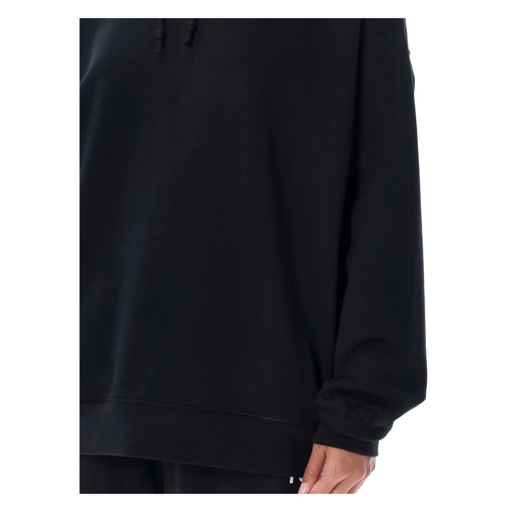 Y-3 Zwart Gebreide Hoodie Aw24 Black Dames