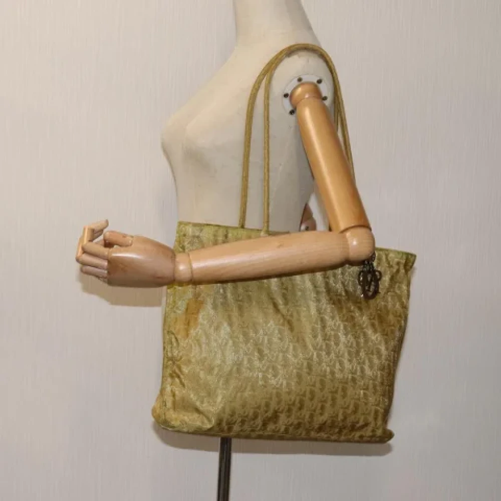 Dior Vintage Pre-owned Canvas totes Green Dames