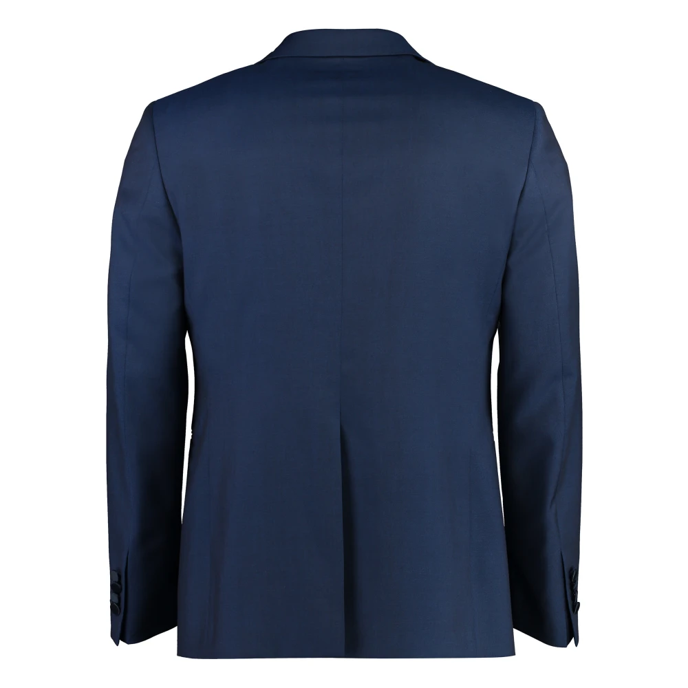 Tagliatore Wollen Driedelig pak Blue Heren