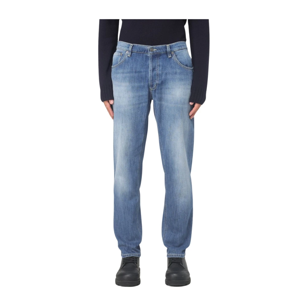 Dondup Brighton Denim Gewassen Broek Blue Heren