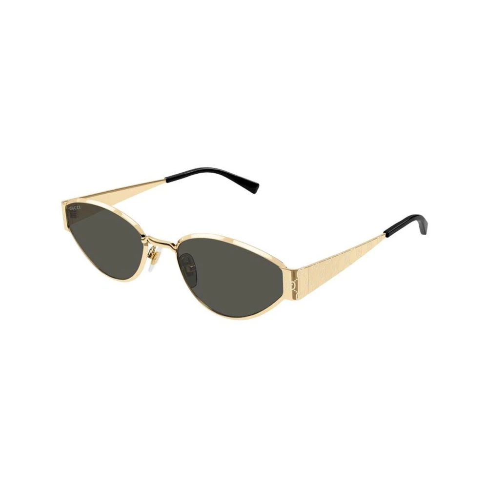 Gucci Women's Gold Oval Grey Gg1853s - Image 3
