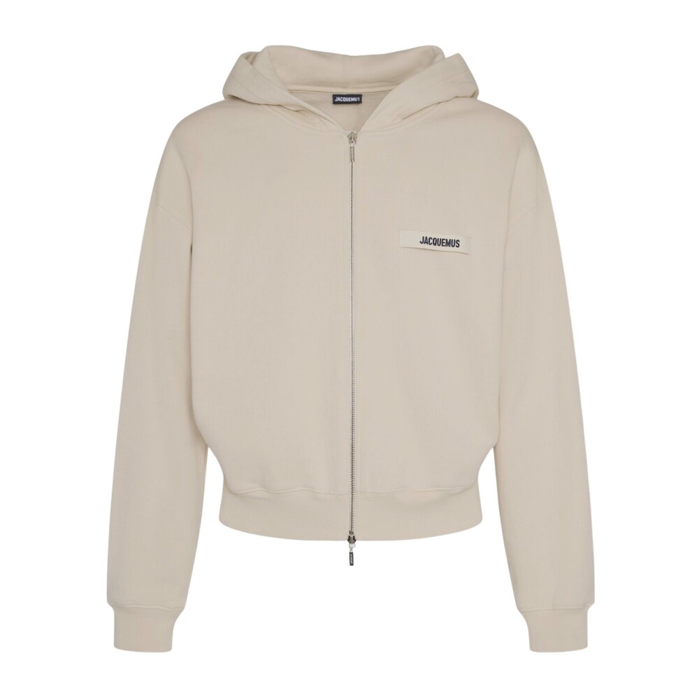 [RECTO] / ☆ 25SS LOGO DETAIL HOODIE ZIP-UP / LIGHT BEIGE RECTO - Official Website
