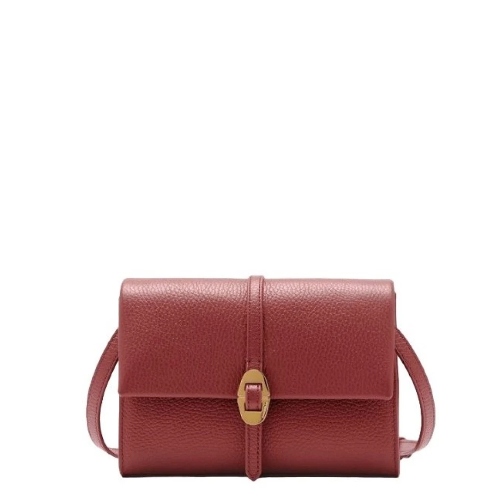 Coccinelle Bruine Schoudertas met Metalen Detail Brown Dames