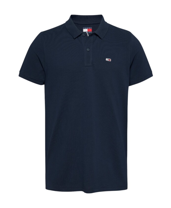 polo-bleu-uni-printemps-ete