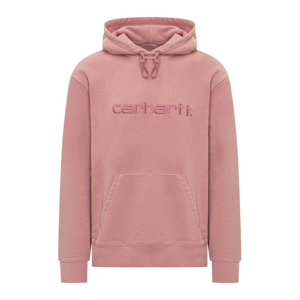 Carhartt WIP Hooded Duster Sweatshirt Pink Heren