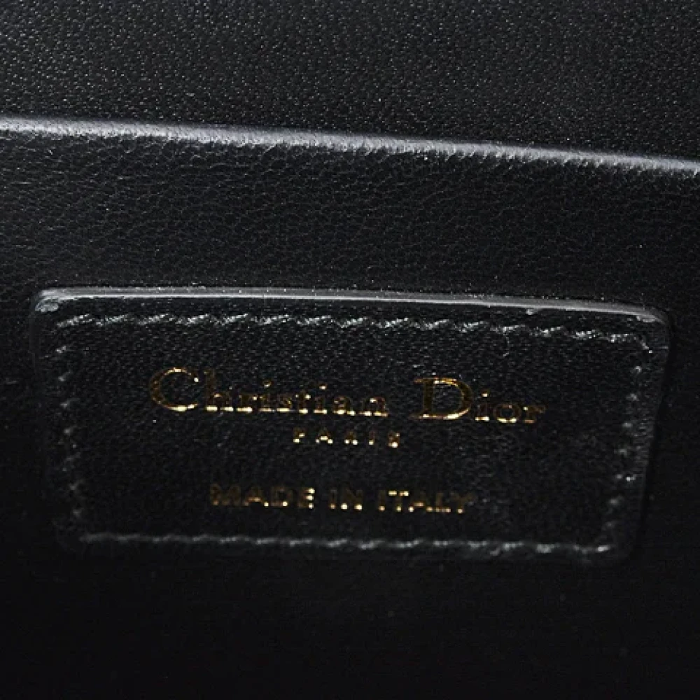 Dior Vintage Pre-owned Leather dior-bags Black Dames