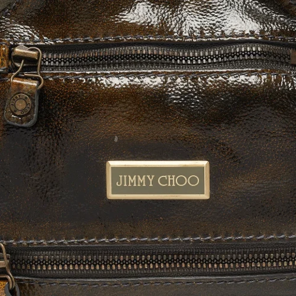 Jimmy Choo Pre-owned Suede handbags Green Dames