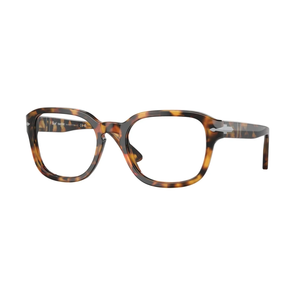 Persol Klassieke zonnebril met zwarte montuur Brown Unisex