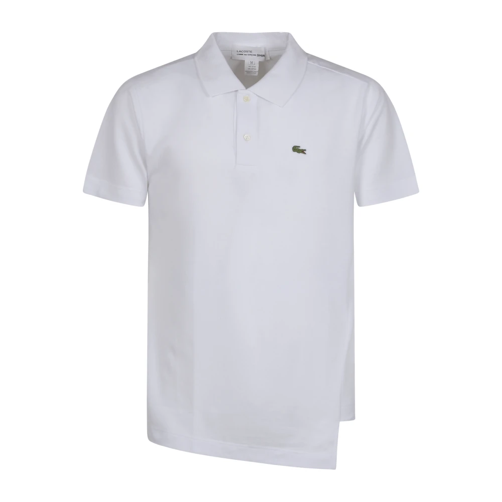 Comme des Garçons Witte T-shirt met Logo Patch White Heren