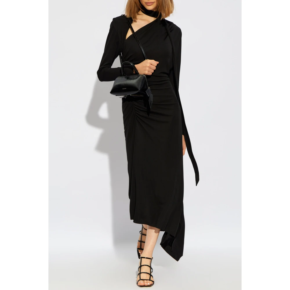 Victoria Beckham Gedrapeerde Jurk Black Dames