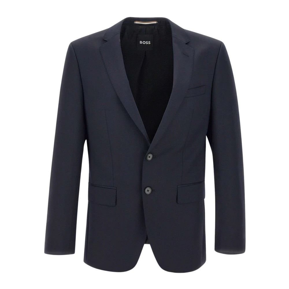 Boss Uomo Blu - H-Huge Blazer In Lana - Jackets - M