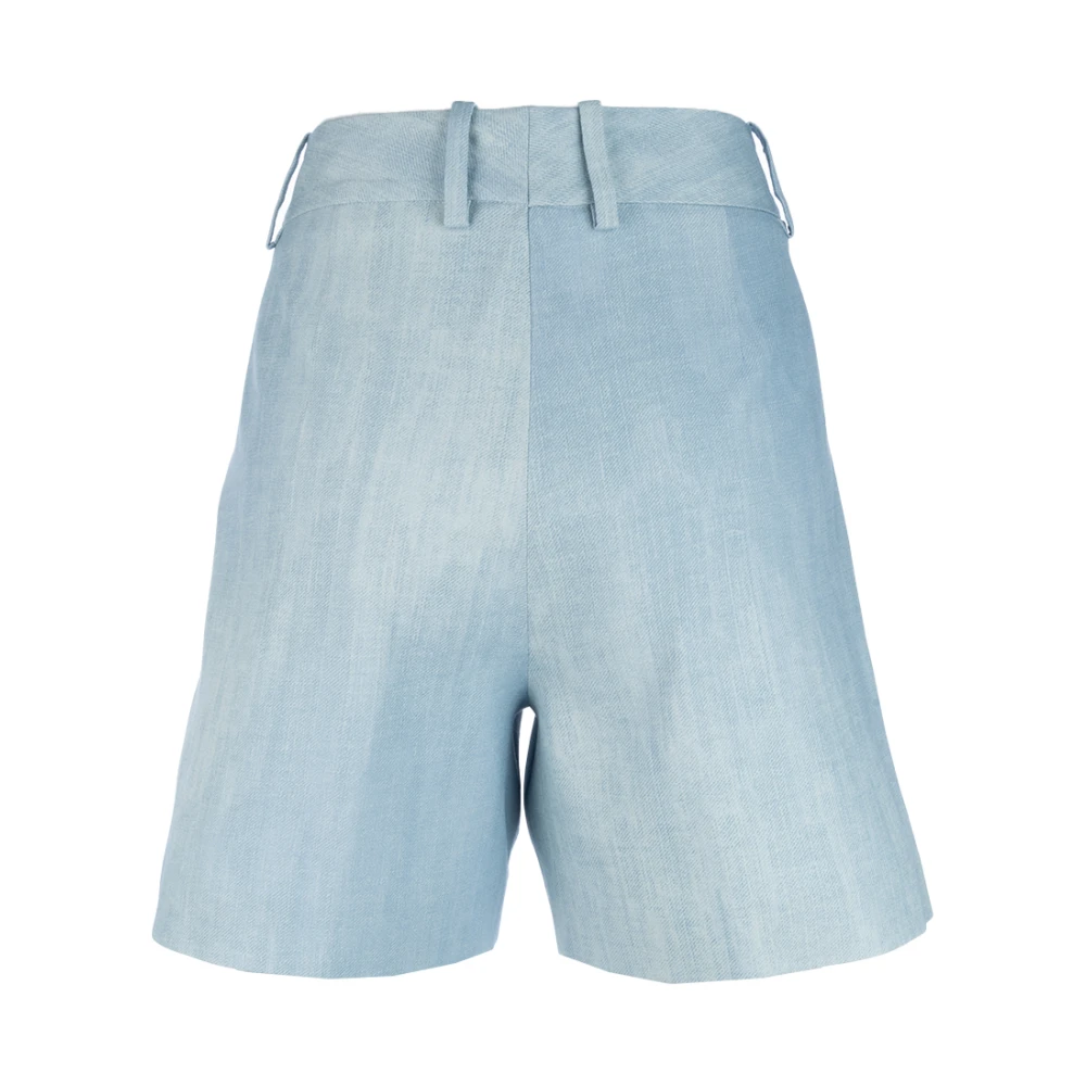 Ermanno Scervino Casual Denim Shorts voor Vrouwen Blue Dames