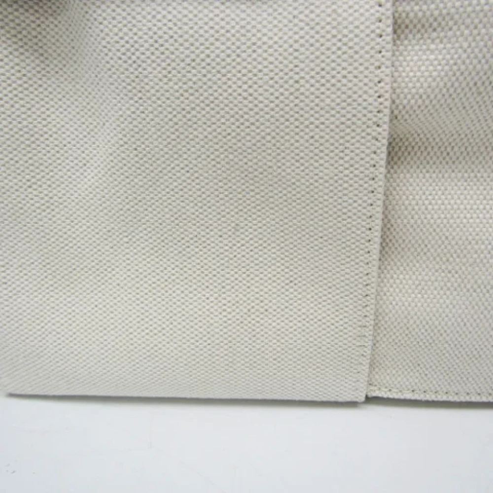Bottega Veneta Vintage Pre-owned Canvas handbags White Dames
