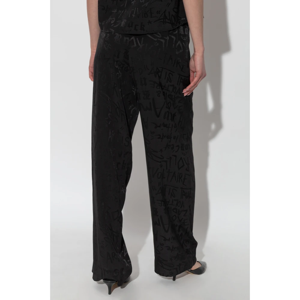 Zadig & Voltaire Broek Pin Jac Black Dames