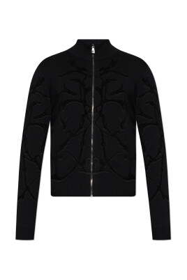 cardigan-with-stand-up-collar