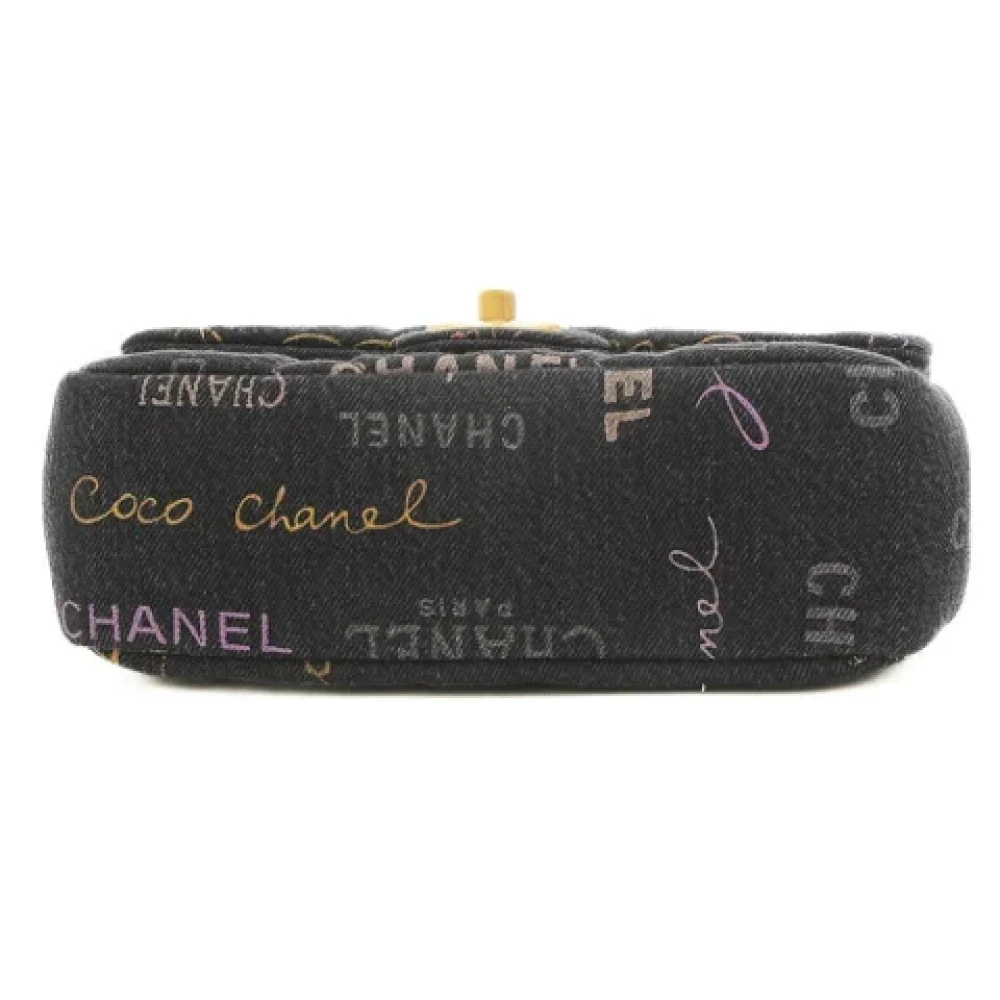 Chanel Vintage Pre-owned Denim chanel-bags Black Dames