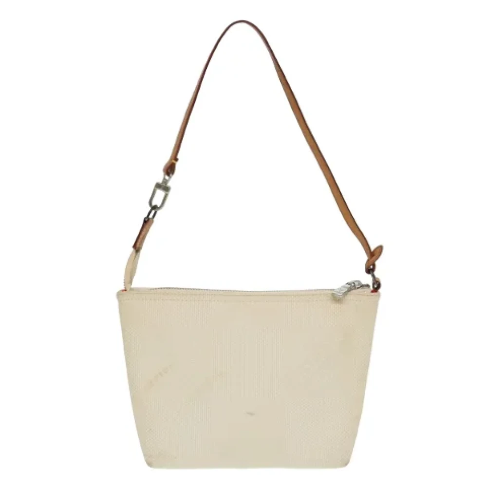 Louis Vuitton Vintage Pre-owned Canvas pouches White Dames
