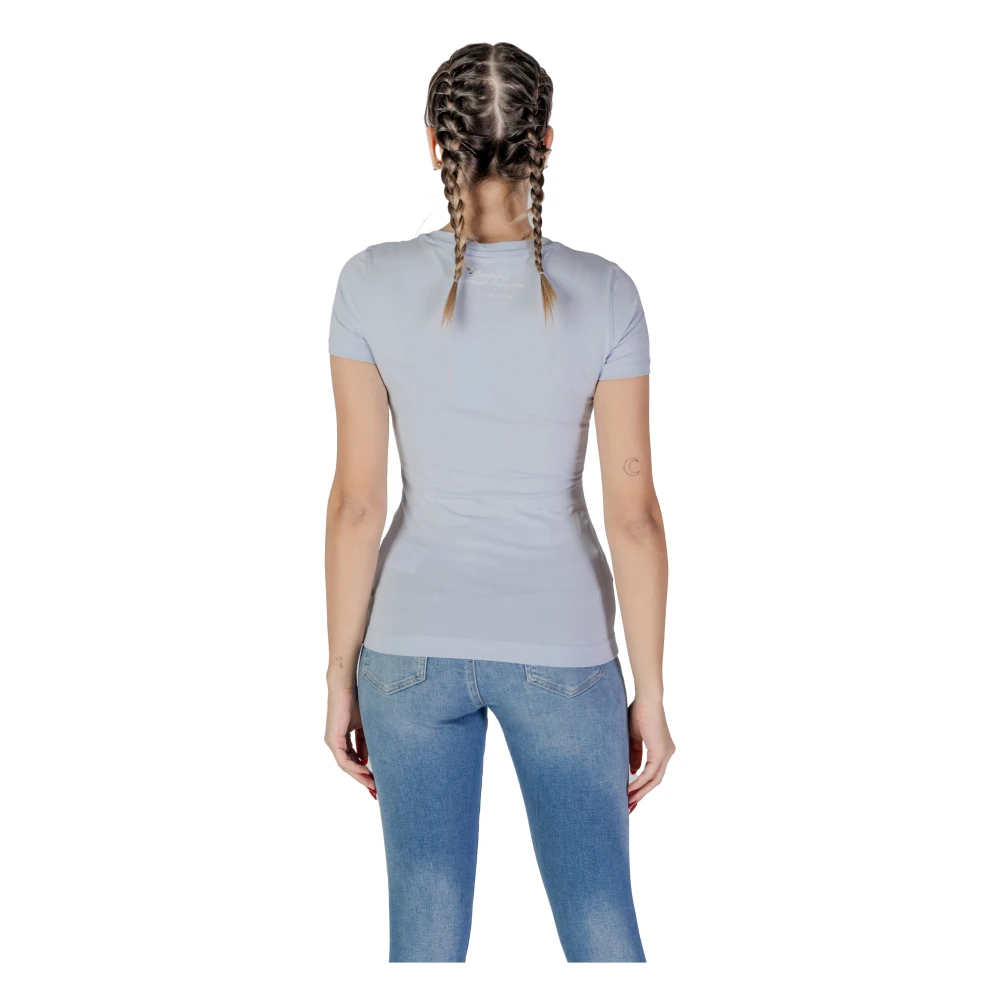 Guess Korte Mouw T-shirt Lente Zomer Collectie Blue Dames