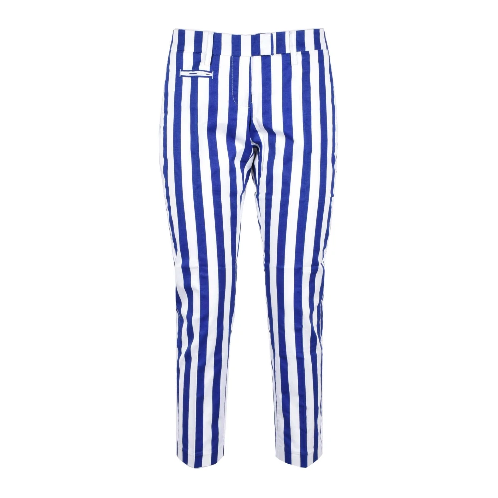 Dondup Katoen Elastaan Broek Multicolor Dames