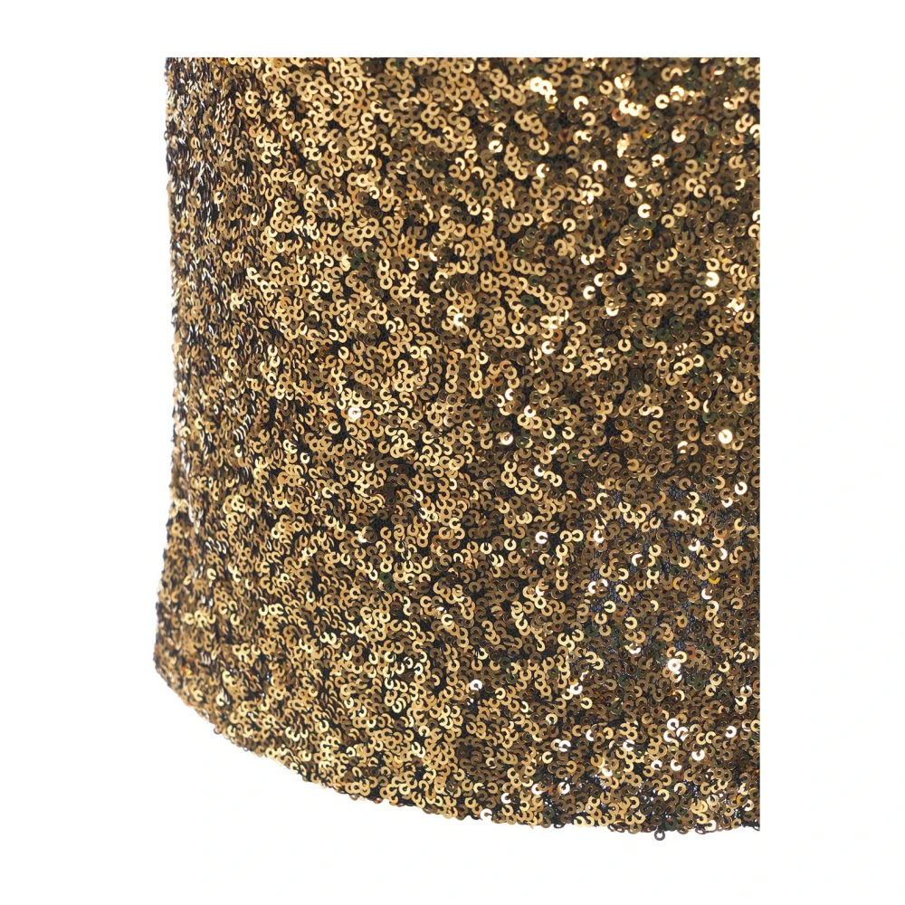 Ottod'Ame Gouden Rok Aw24 Damesmode Yellow Dames
