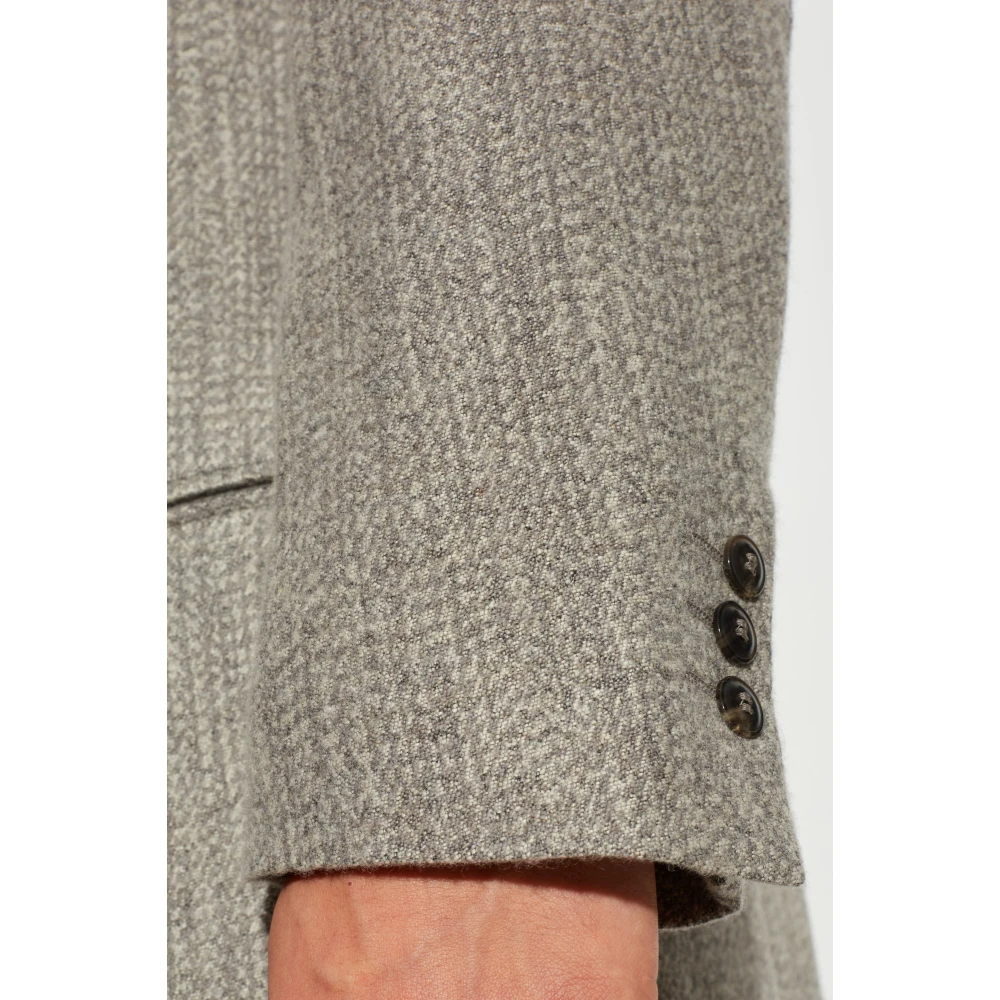 Giorgio Armani Dubbelrijige blazer Gray Heren