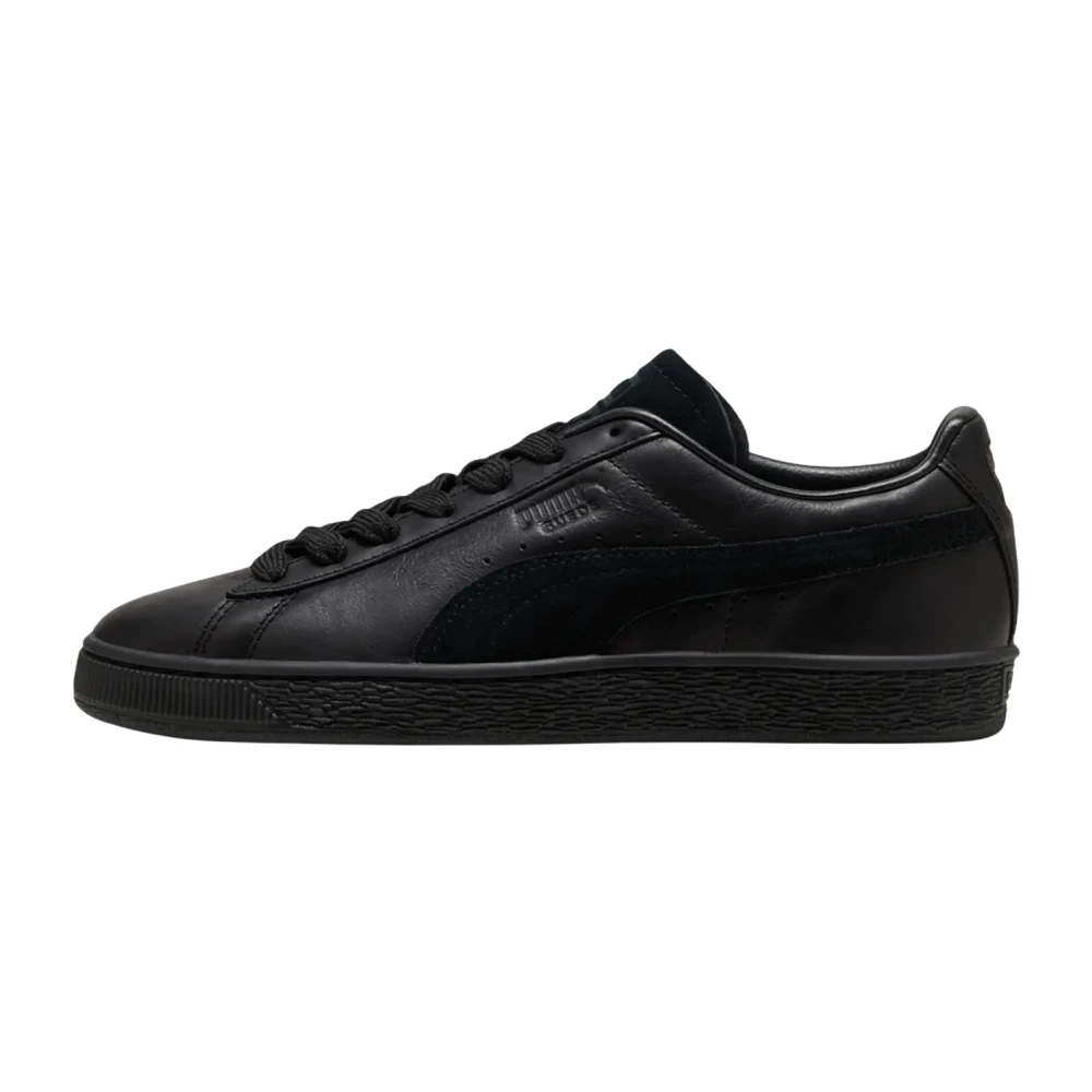 Puma Unisex Noir Vintage Leather Trainers Suede - Image 4