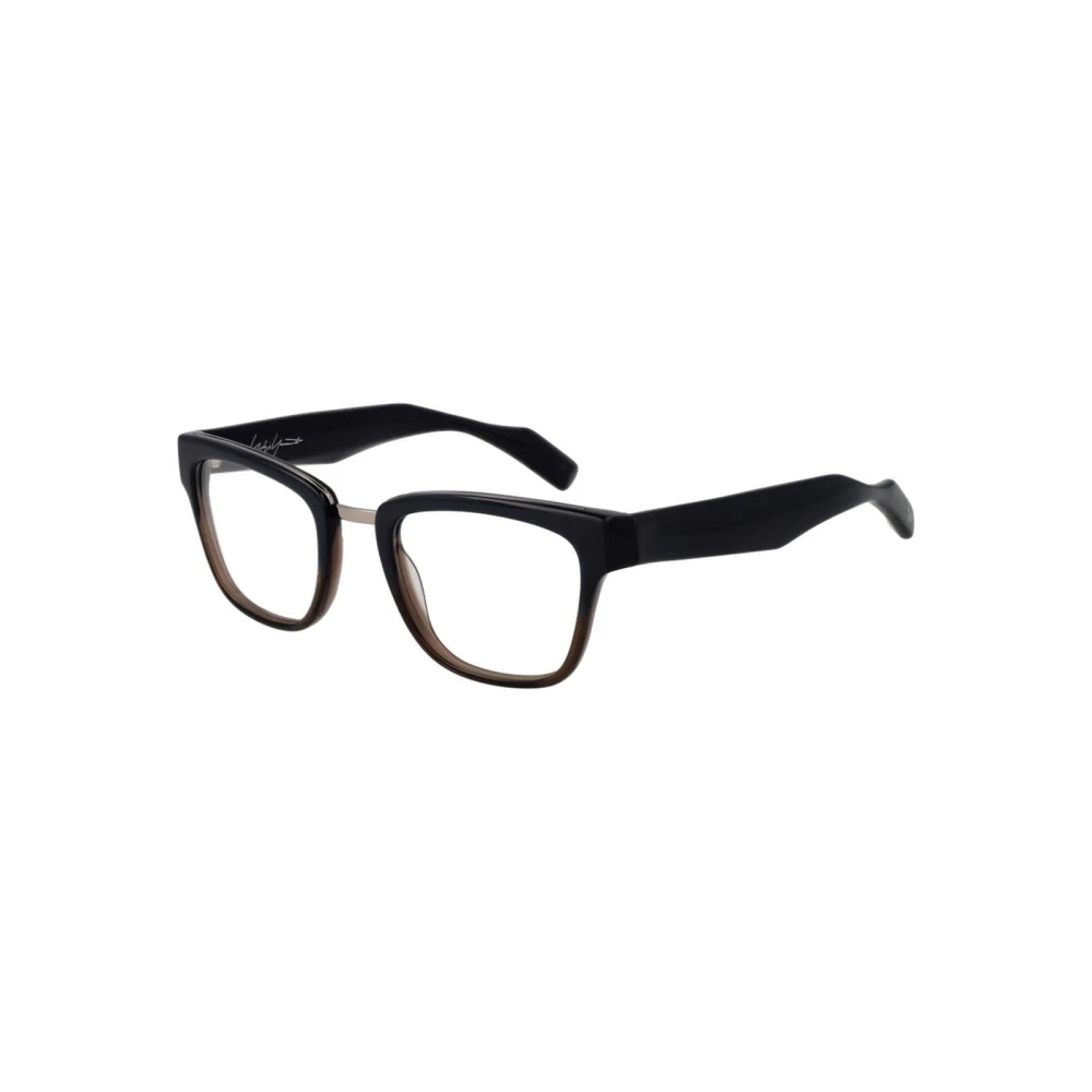 Yohji Yamamoto Unisex Blue Rectangle Optical Frames - Glasses - One Size - Accessories