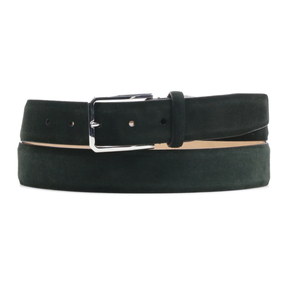 Santoni Suède Riem Black Heren