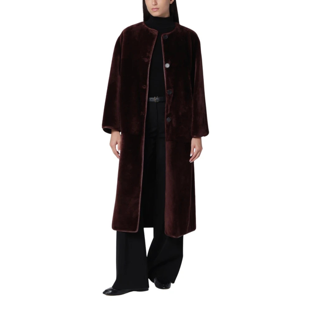 Arma Rilana Coat - Female - Faux Fur & Shearling Jackets - Brown - M - Jackets