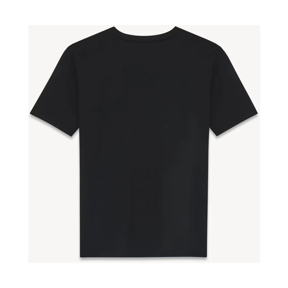 Saint Laurent Rive Gauche T-shirt Black Dames