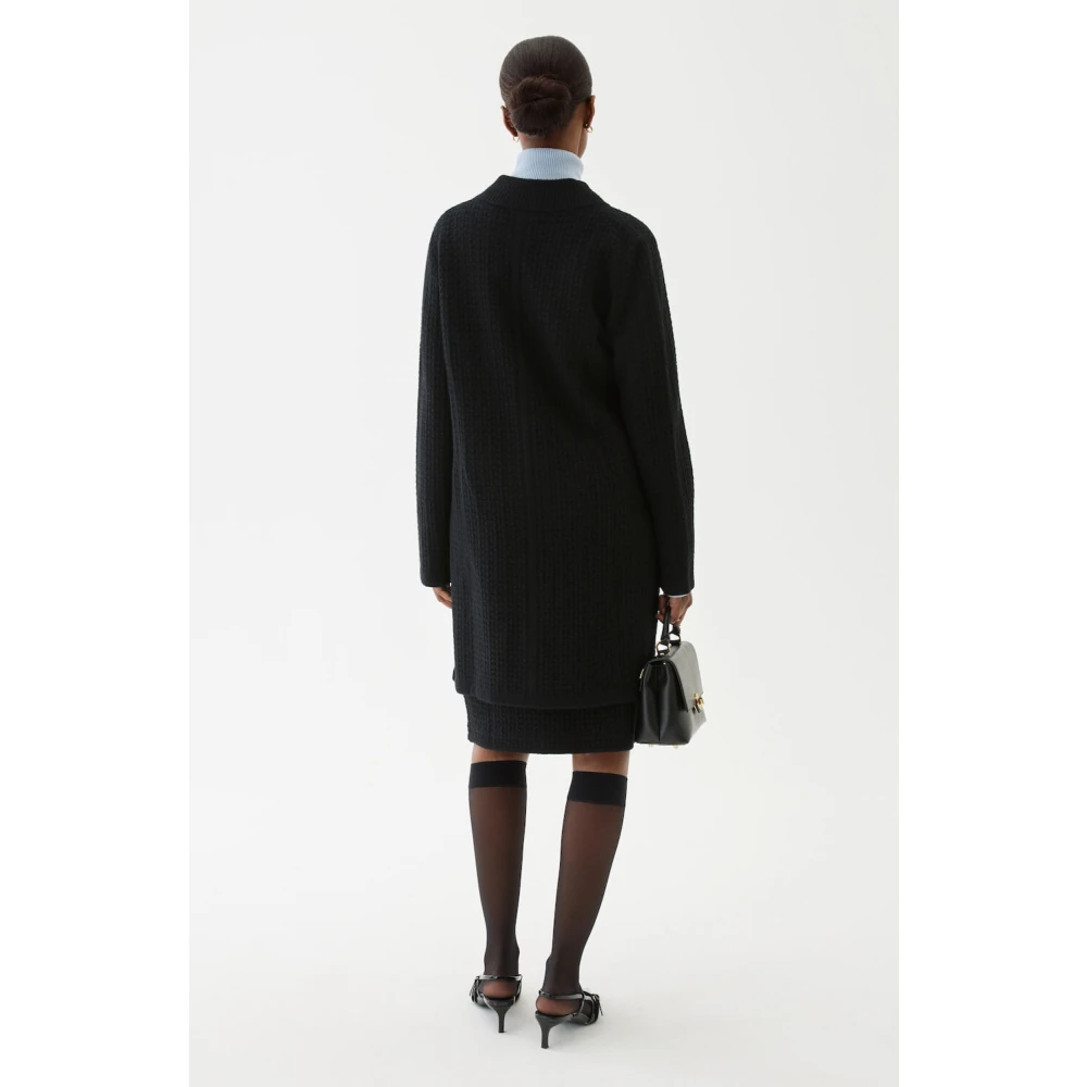 Busnel Gracie Long Cardigan Black Dames