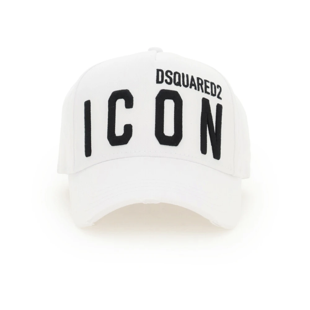 Dsquared2 Men's White Be Icon Baseball Cap