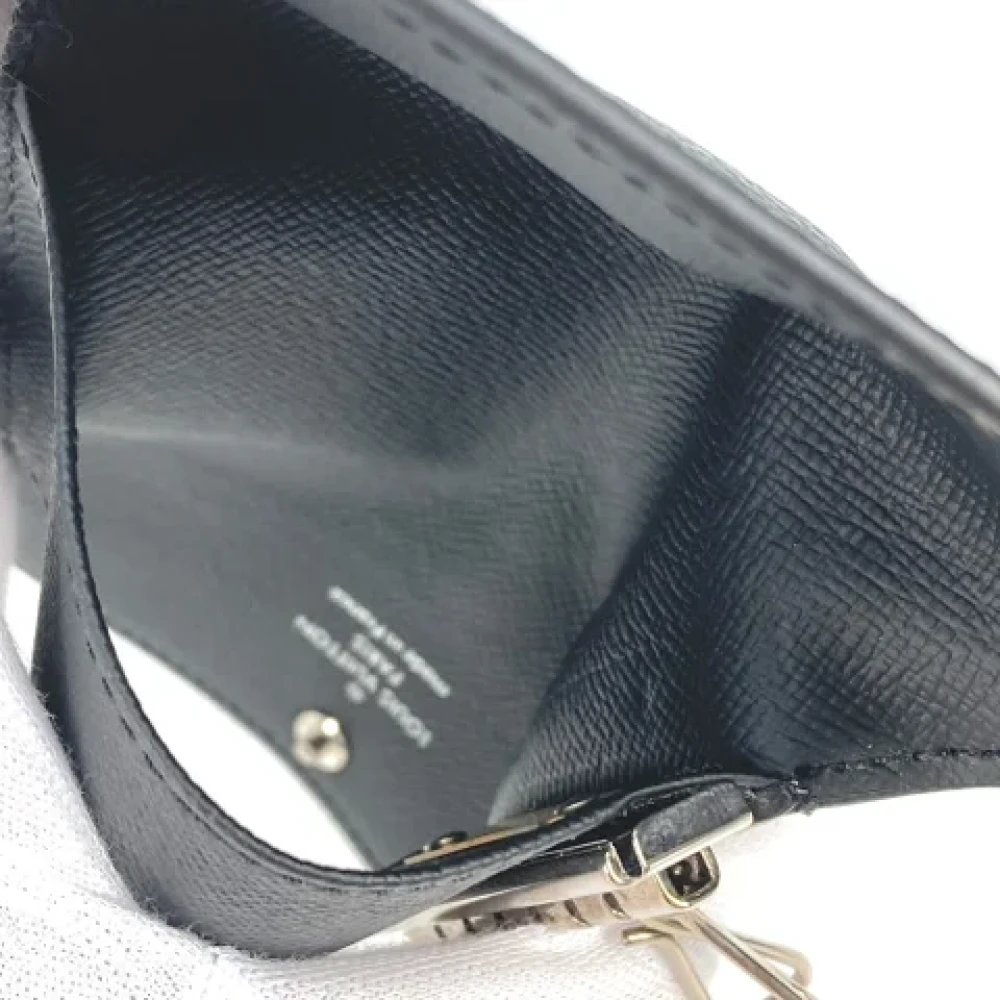 Louis Vuitton Vintage Pre-owned Cotton key-holders Black Dames
