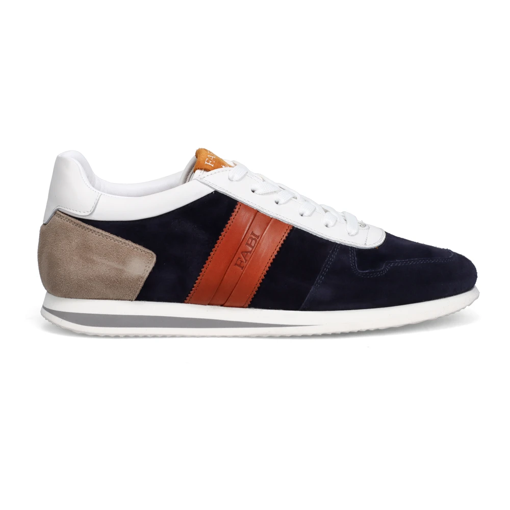 Fabi Handgemaakte Blauwe Sneakers Heren Schoenen